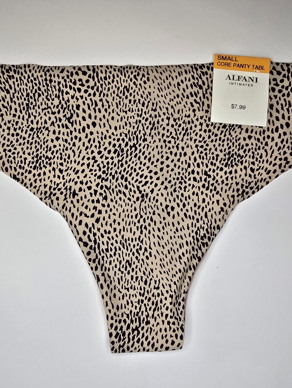 Alfani Women's Laser-Cut Thong Underwear Cheetah Animal Print S-XL